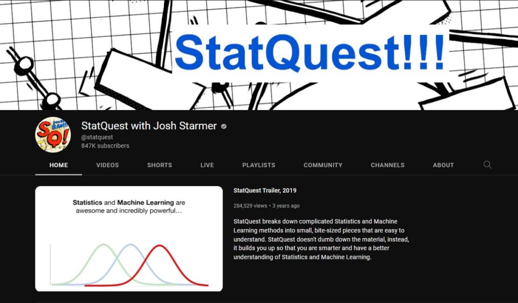 Best YouTube channels for Data Science